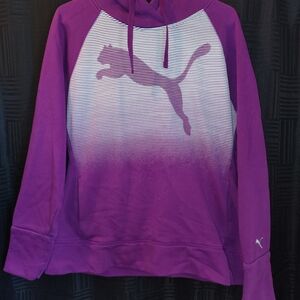 Puma Purple & White Hoodie